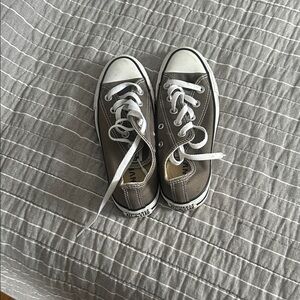 Stylish Gray Lace-Up Sneakers